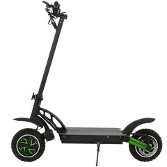 Electric modern scooter isolated on white background