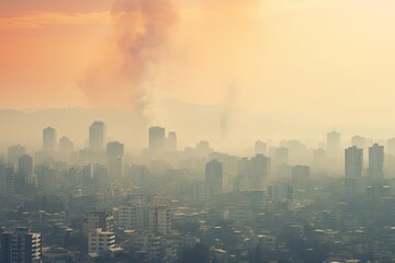 Cities with air pollution