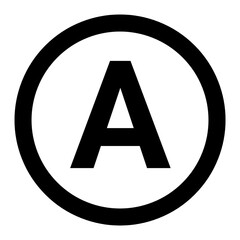 alphabet letter a - obrazy, fototapety, plakaty