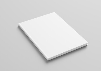 Blank hard cover book mockup - obrazy, fototapety, plakaty