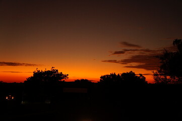 Fototapeta premium Sunset Africa 