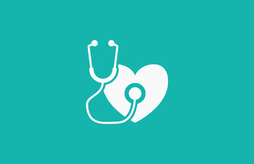 Health icon, check heart rate