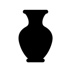simple vase illustration The shape of the vase is symmetrical and classic.