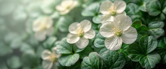 Obraz premium Wood Sorrel Oxalis Often Called Shamrock, HD, Background Wallpaper, Desktop Wallpaper