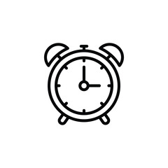 Alarm clock vector icon