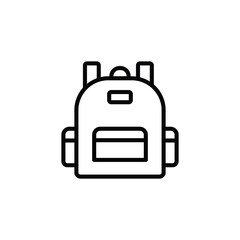 school Bag icon vector