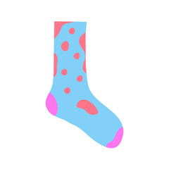 Socks with different motifs