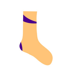 Socks with different motifs