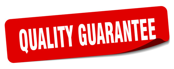 quality guarantee sticker. quality guarantee label - obrazy, fototapety, plakaty