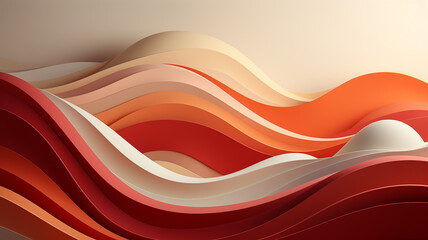 curved multicolored lines background, texture volume abstraction in full screen