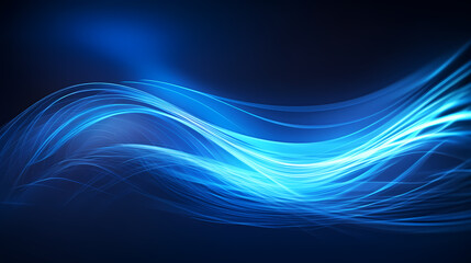 Glowing shiny lines effect vector background, technology lines background and light effect, 3D rendering