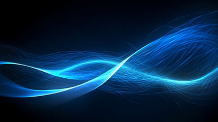 Glowing shiny lines effect vector background, technology lines background and light effect, 3D rendering