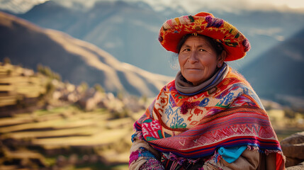  Quechua Woman in traditional attire