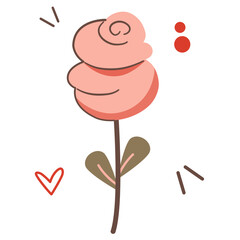 Valentine’s Day Text, Valentine’s Day, Happy Valentine’s Day, Pink Flowers