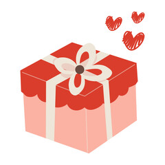 gift box with heart, Valentine’s Day, Valentine’s Day, Happy Valentine’s Day