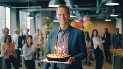 CEO Celebrating Company Milestones with Pride , CEO, celebrating, company milestones, pride