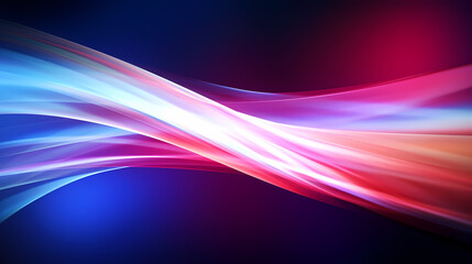 Glowing road speed lines, neon speed abstract background