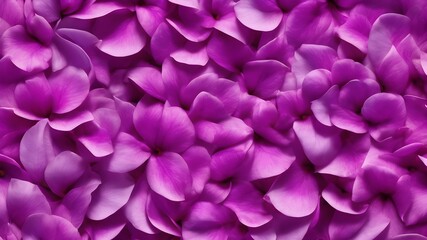 Fototapeta premium Bright purple flower petals. Pattern of petals. 