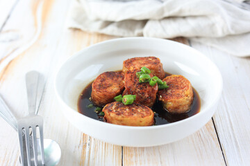 Go Hyong or Ngo Hyong, Chinese Food Made from Minced Chicken with Flour Wrap