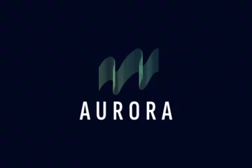 Foto auf Alu-Dibond aurora logo vector icon illustration © Dyn Studio