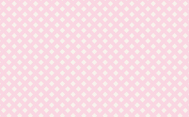 ピンクとアイボリーのかわいい斜めチェック背景