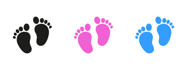 Children's feet - obrazy, fototapety, plakaty
