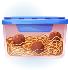 Snack in Plastic Container