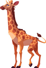 Giraffe Cartoon © klyaksun