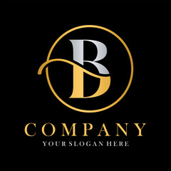 Luxury B Logo Design. B Letter Design Vector.