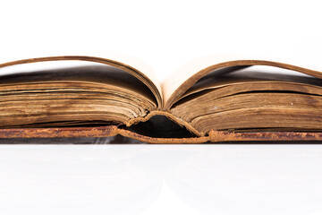 Open Book blank on white