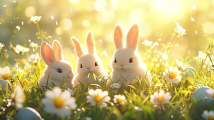 Fototapeta premium Spring Holiday Easter Background