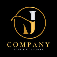 Luxury J Logo Design. J Letter Design Vector.