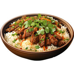 rice with pork