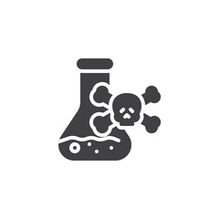 Toxic substance vector icon