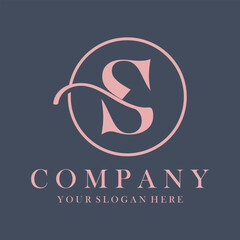 Luxury S Logo Design. S Letter Design Vector.