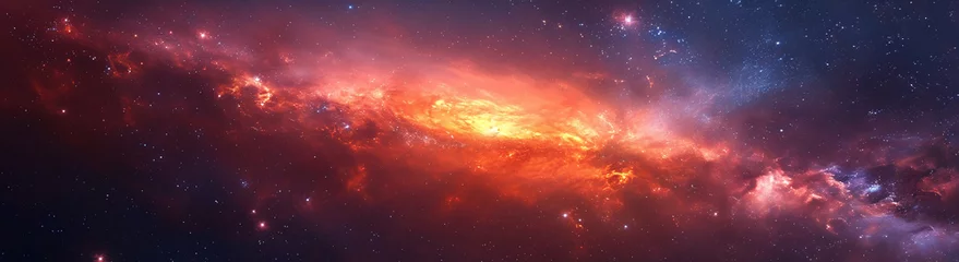 Foto op Plexiglas beautiful galaxy wallpaper. AI generative © SANGHYUN