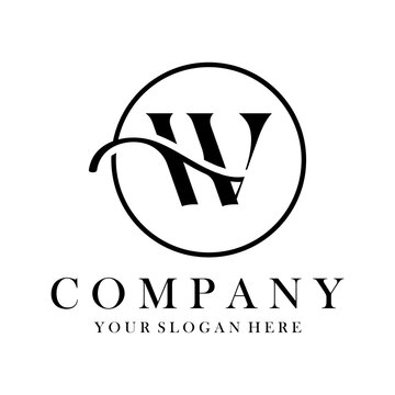Luxury W Logo Design. W Letter Design Vector.