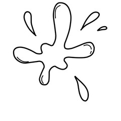 Splash Shape Doodle 