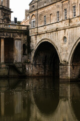 old bridge over the river