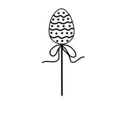 Egg On A Stick Doodle 