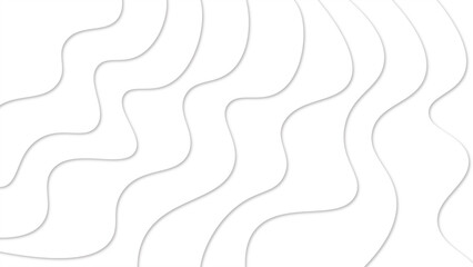 Serene White Waves: Minimal Abstract Background for Contemporary Projects