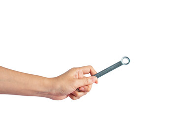 Wrench isolated on transparent background, hand tool