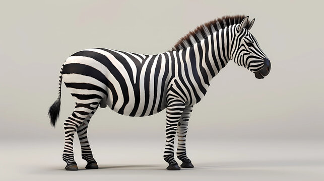 Zebra simple background