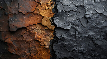 Rustic Texture Duel in Studio: A Visual Symphony of Natural and Synthetic Materials