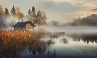 Einsame H&uuml;tte in Kanada