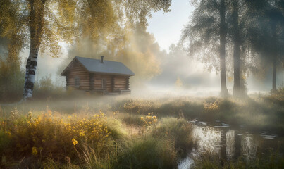 Einsame H&uuml;tte in Kanada
