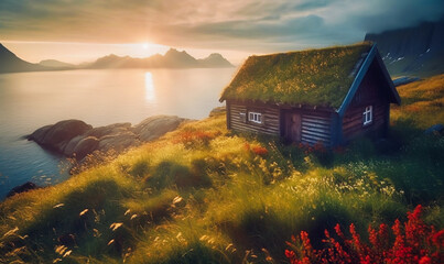 Einsame H&uuml;tte in Kanada