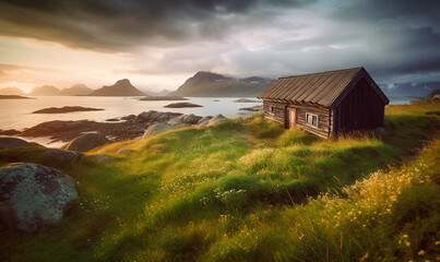 Einsame H&uuml;tte in Kanada