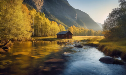 Einsame H&uuml;tte in Kanada