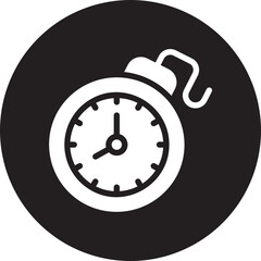 deadline glyph icon